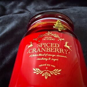 Spiced Cranberry Candle - Red